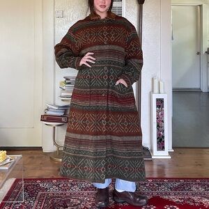 vintage women’s wool blend trench coat